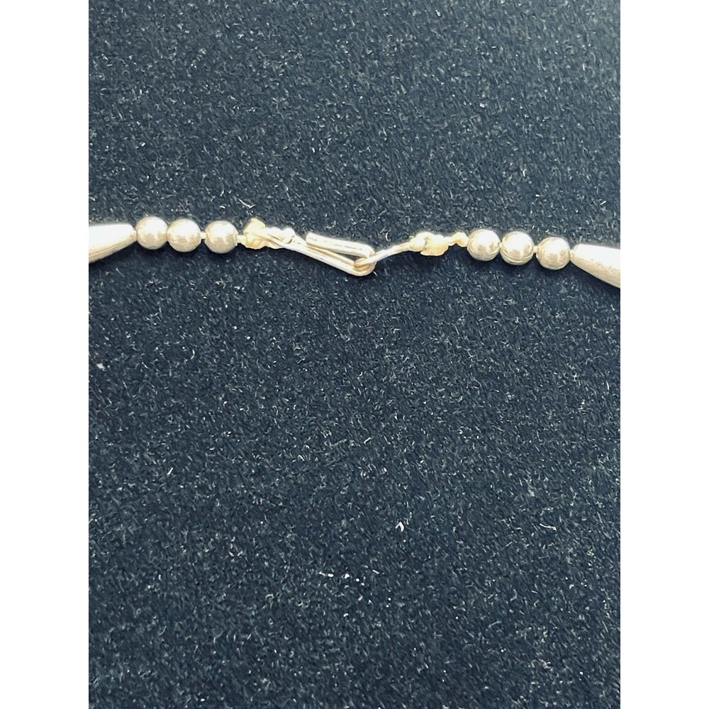 Southwestern Silver Tone Turquoise Coral Bead Necklace & Bracelet Lot Untested - Picture 5 of 14